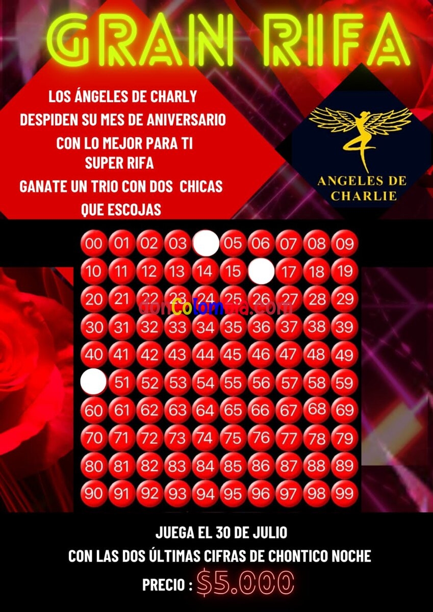 GRAN RIFA DE UN TRIO ,LOS ÁNGELES DE CHARLY 318 936 8401