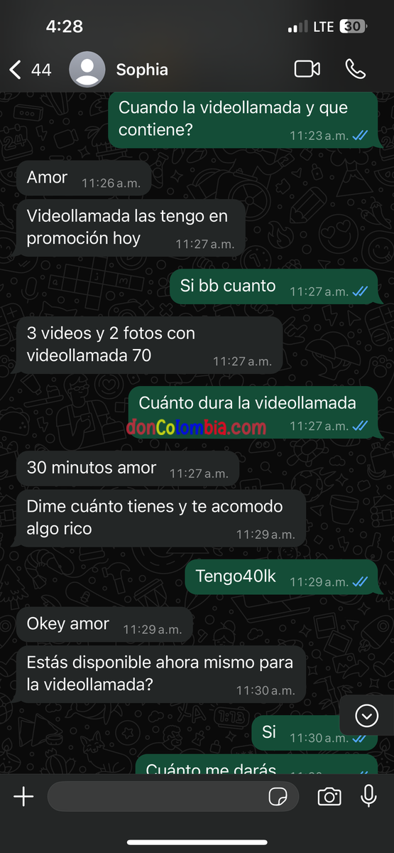 Ojo estafa Valeria 3008272847