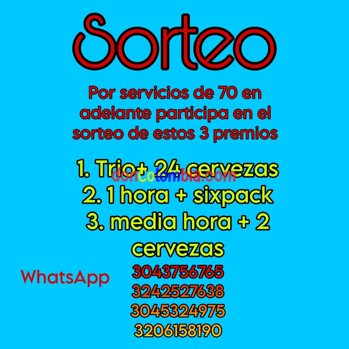 Hoy dia de Eva, Inicio de Sorteo
