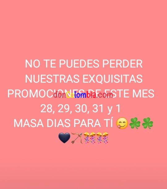 SOLO PARA CABALLEROS CON CLASE Y BUEN GUSTO A LO DIFERENTE Y A LO RICO Y SUPER HOT. 3102231312