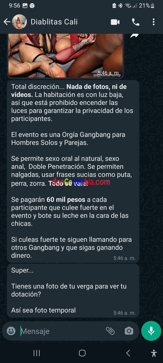 Diablitas Cali gangbang